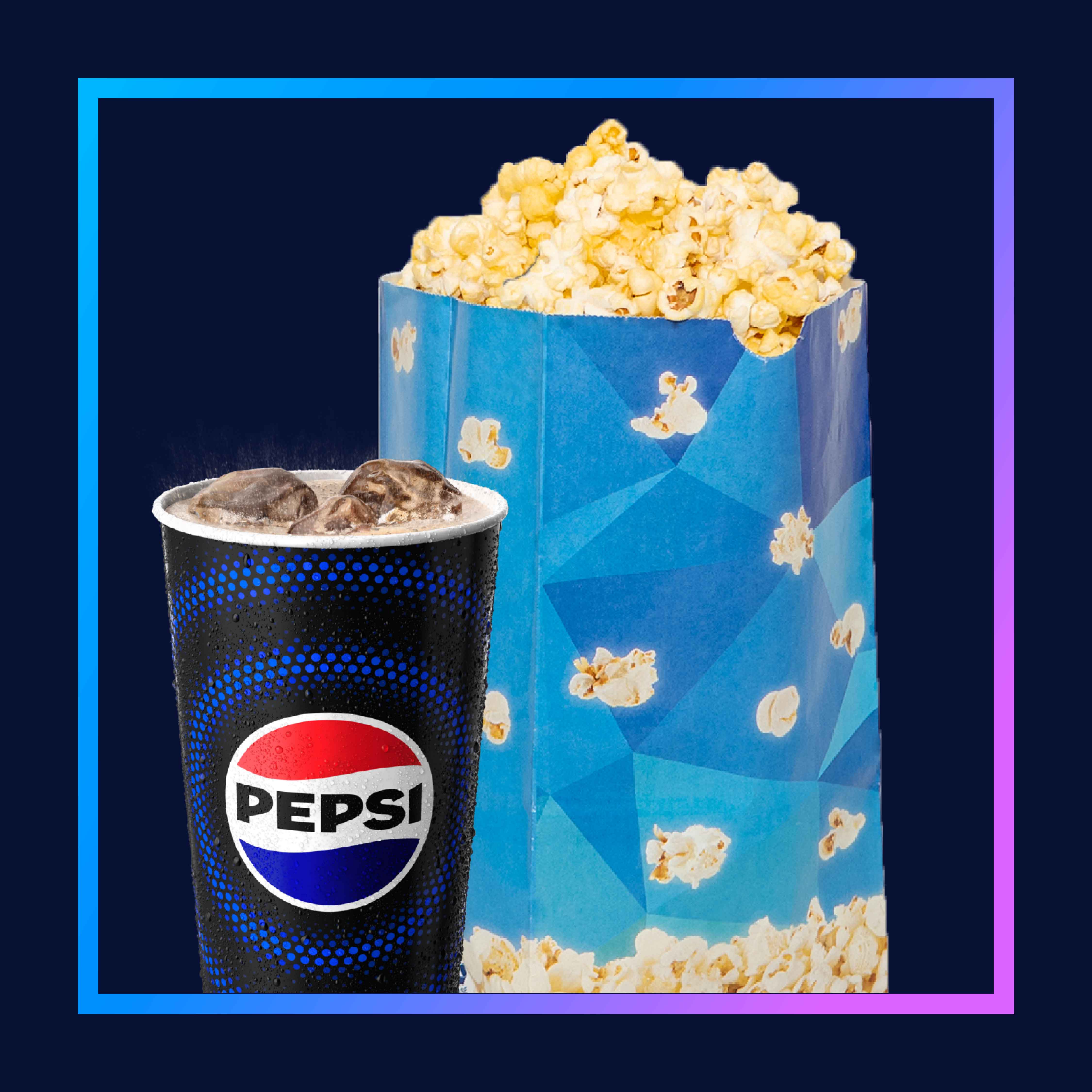 regular pop and popcorn